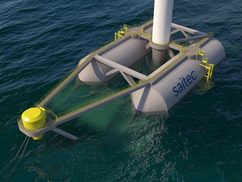 Botan el primer aerogenerador marino flotante español que se conectará a la red